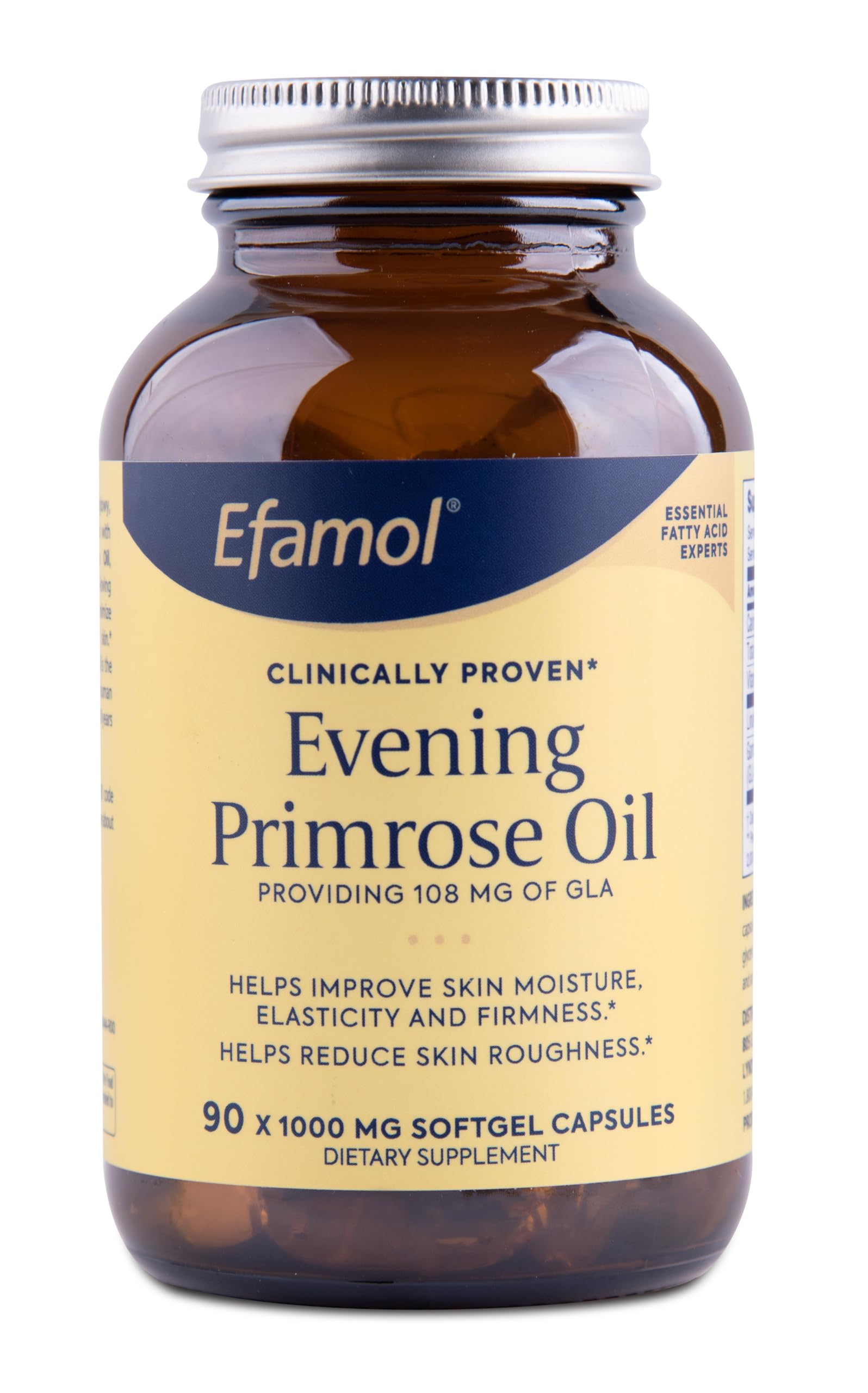 Efamol Evening Primrose Oil 90 Softgels – Skin Moisture, Elasticity & Firmness | 11% GLA