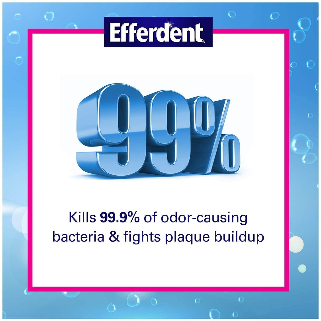 Efferdent Anti-Bacterial Denture Cleanser - 126 Count