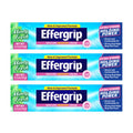 Effergrip Denture Adhesive Cream – Extra Strong Holding Power, Zinc-Free, 2.5 oz (Pack of 3)