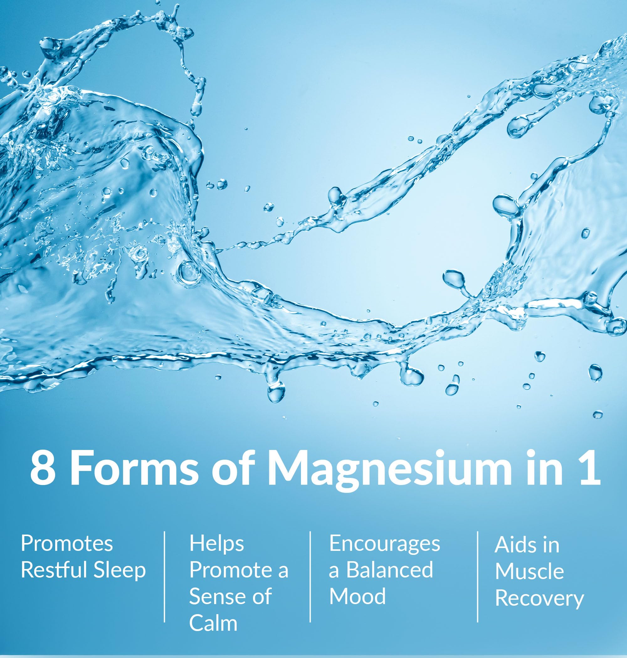BIOptimizers Magnesium Breakthrough Drink - 8 Forms, Electrolytes, Unflavored