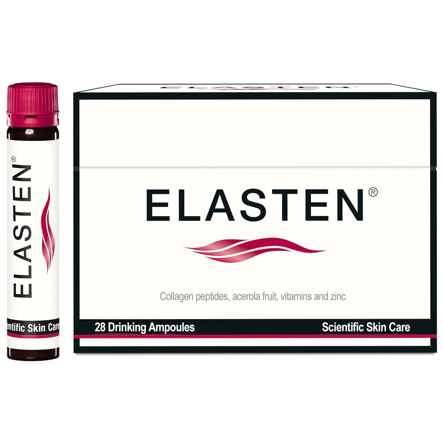 ELASTEN Clinically Tested Collagen Complex – Radiant Skin from Within (28 Ampoules)