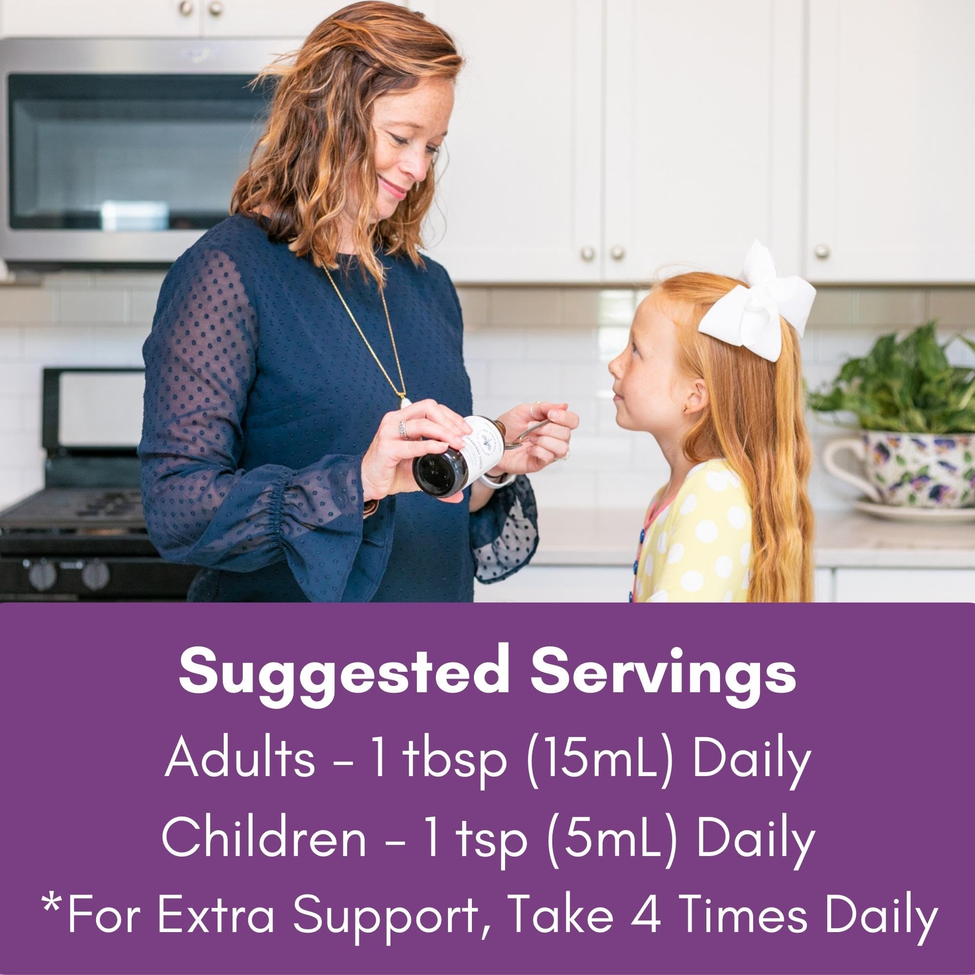 Elderlane Elderberry Syrup - Immune Support for Kids & Adults | Gluten-Free 8.5 Fl Oz