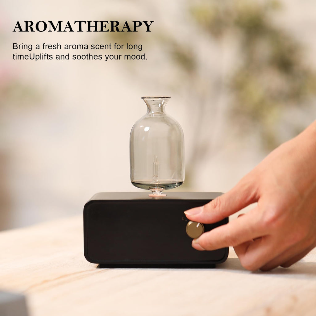 EldEast Aromatherapy Diffuser — Portable Waterless Nebulizing Diffuser with Timer & Auto Shut-Off
