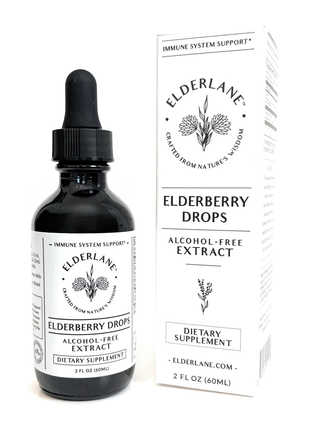 Elderberry Drops by Elderlane – Immune Support, Non-GMO, Vegan