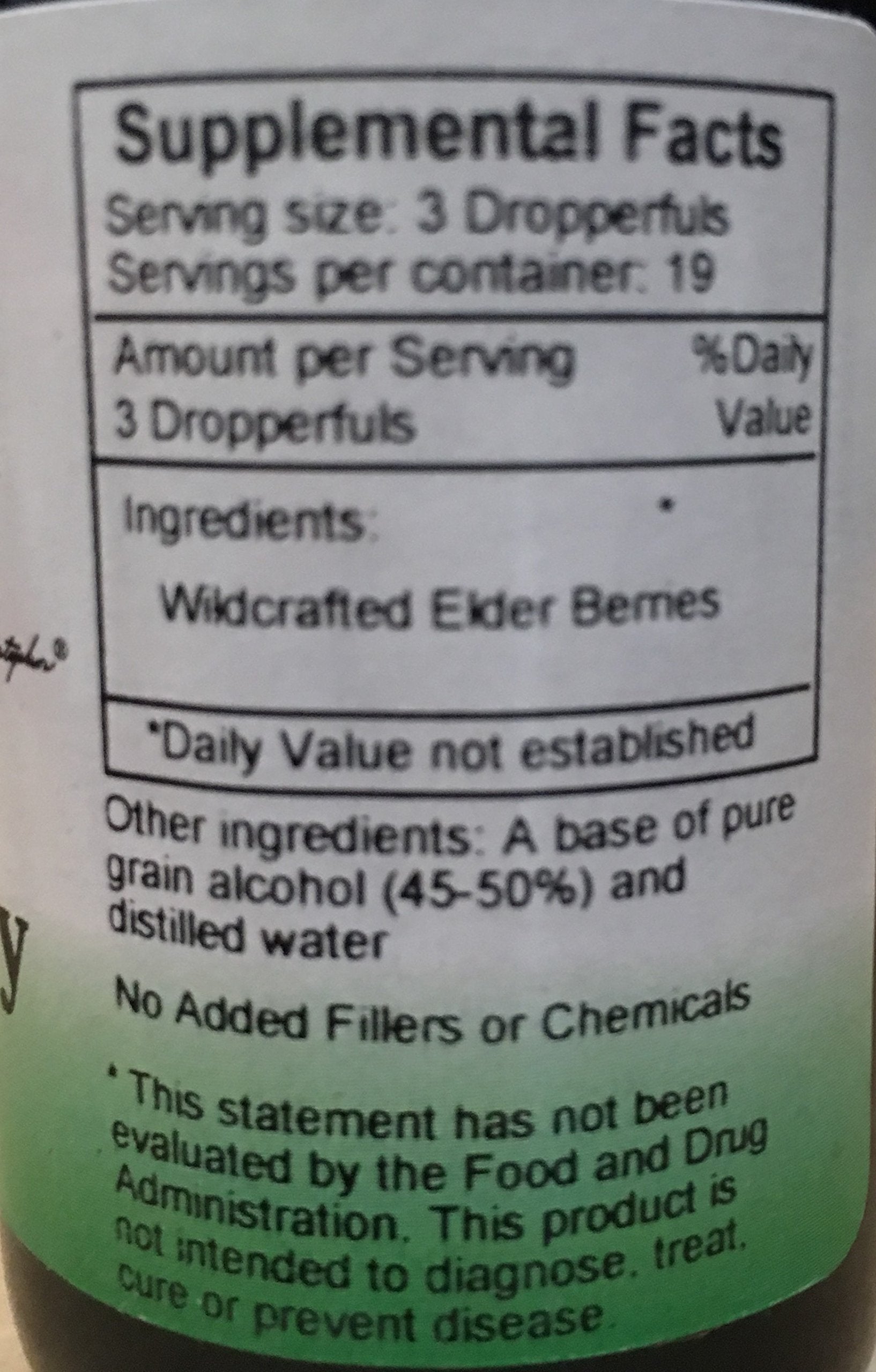 Elderberry Extract Dr. Christopher 2 oz Liquid