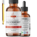 Elderberry Tincture – Organic Elderberry Extract | Immune Support | Alcohol-Free 2 fl oz