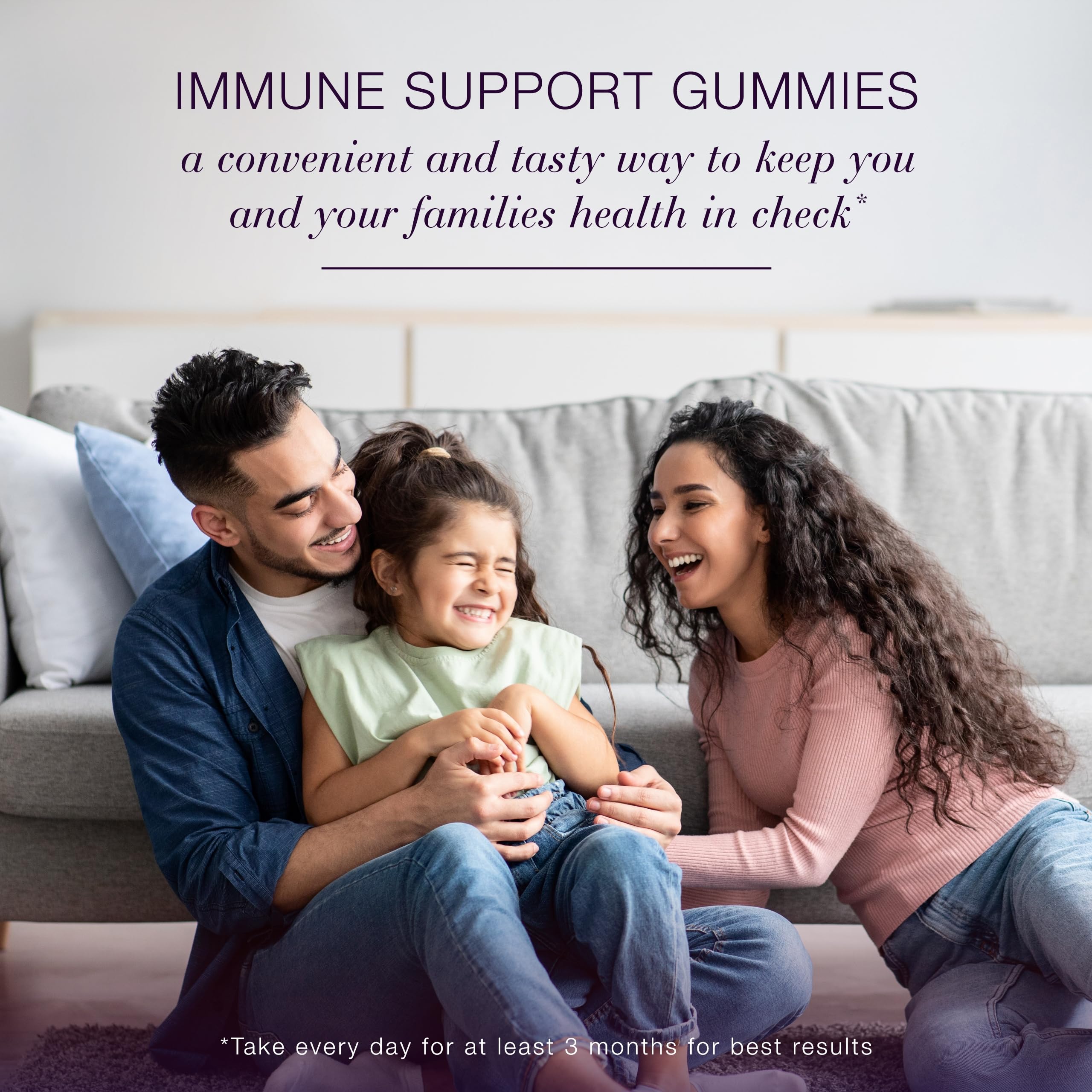 NEW NORDIC Elderberry Vegan Gummies - Sugar Free Immune Support with Vitamin C (Adults & Kids 4+) 60 Count