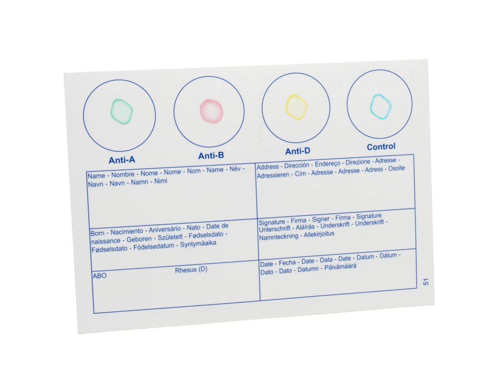 Eldoncard Inc Blood Type Test Kit – A, B, AB, O & RH- at Home