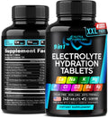 9-in-1 Electrolyte Tablets – Magnesium, Sodium, Potassium, D3 & B6, Kelp | Made in USA | 240 Tabs