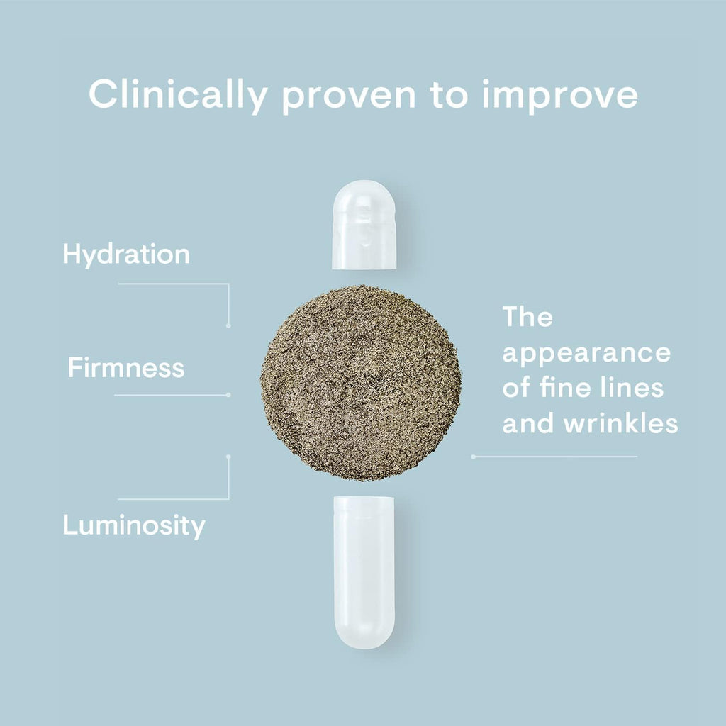 ELEMIS Pro-Collagen Skin Future Supplements — Daily Ingestible for Hydration, Elasticity & Fine Lines | 60 Capsules