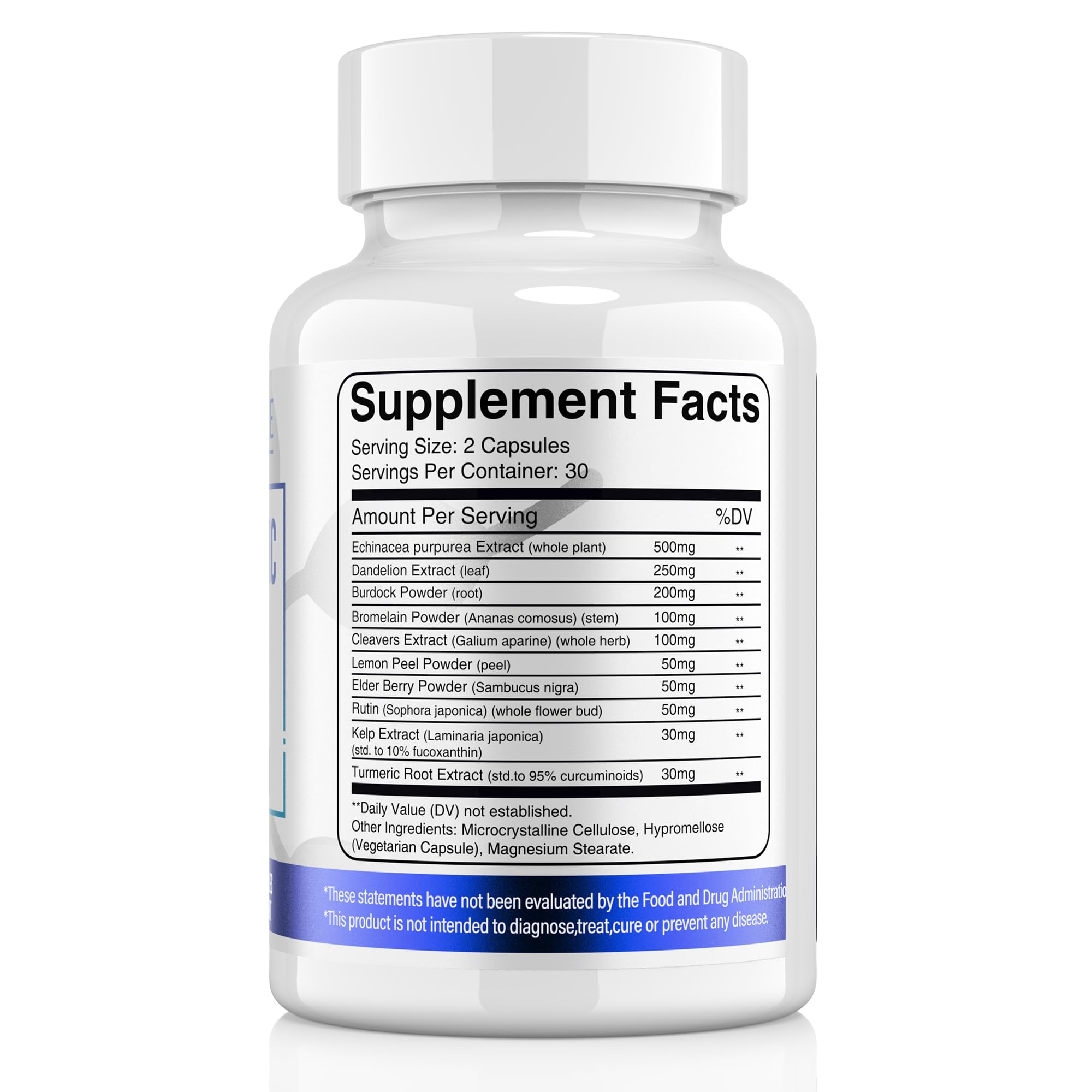 ELERULE Lymphatic Support – Lymph Drainage & Immune Support, 60 Capsules