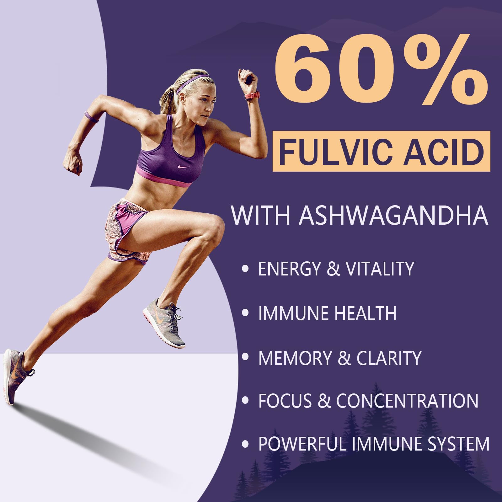 Elikadur 2000 mg Shilajit Supplement – 85+ Minerals, 60% Fulvic Acid, 120 Vegan Capsules