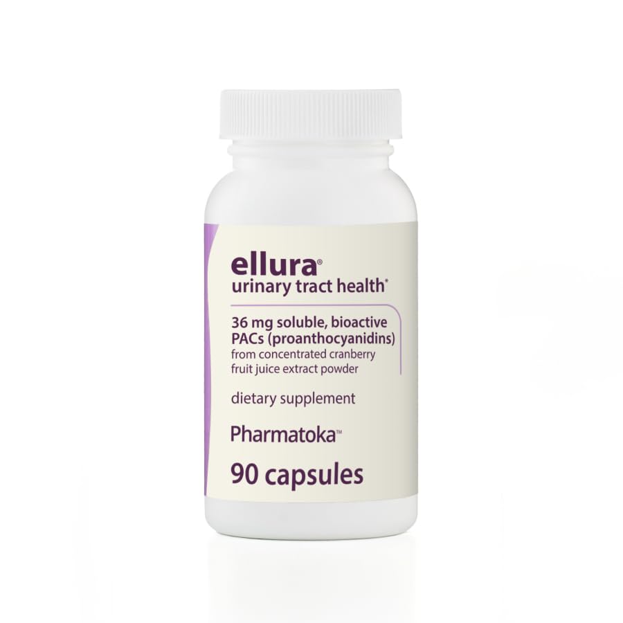 ellura 36 mg PACs – Clinically Backed Cranberry Extract, 90 Capsules | Urinary Tract Health