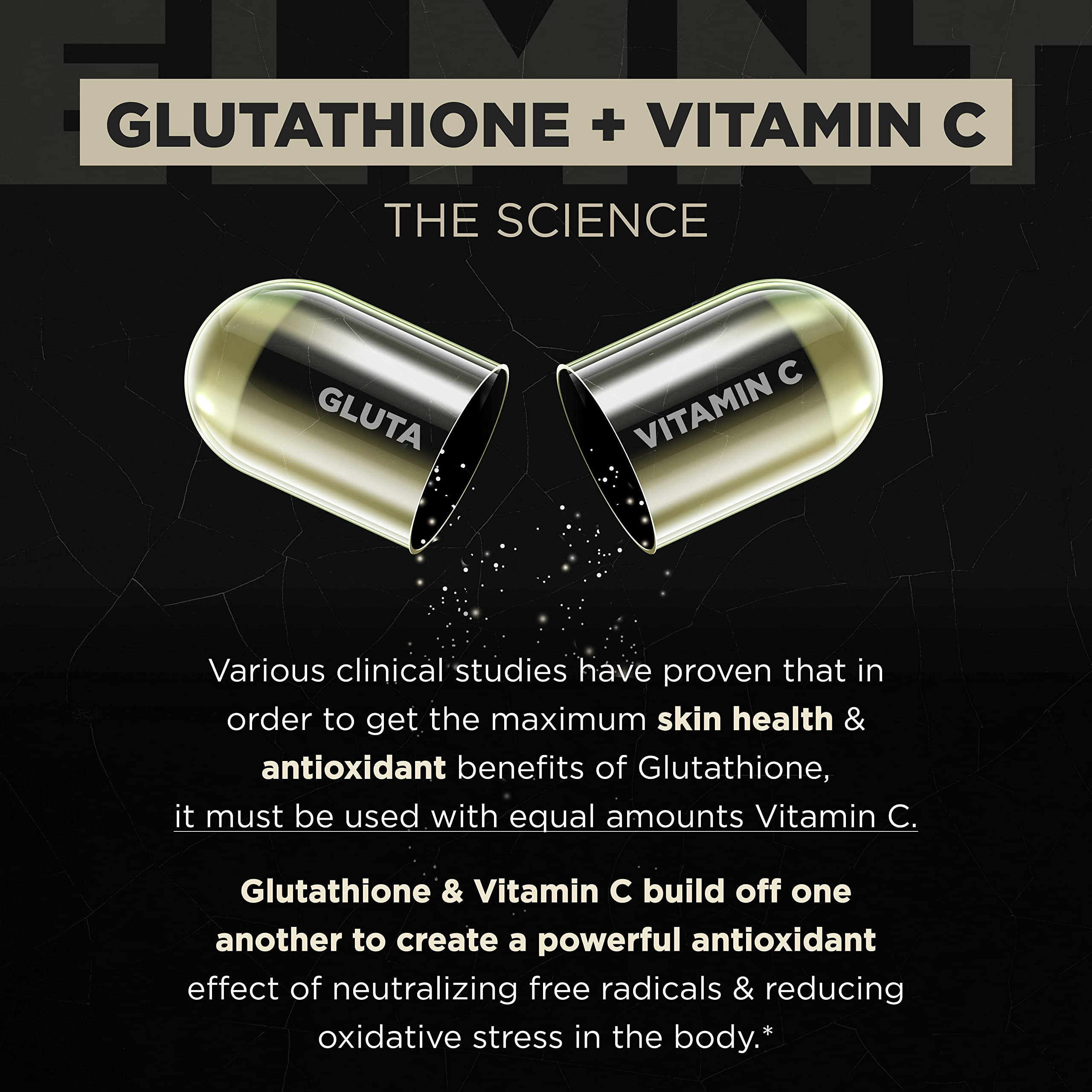 ELMNT 2150mg Super Liposomal Glutathione – Vitamin C + Quercetin (90 Pills, Non-GMO)