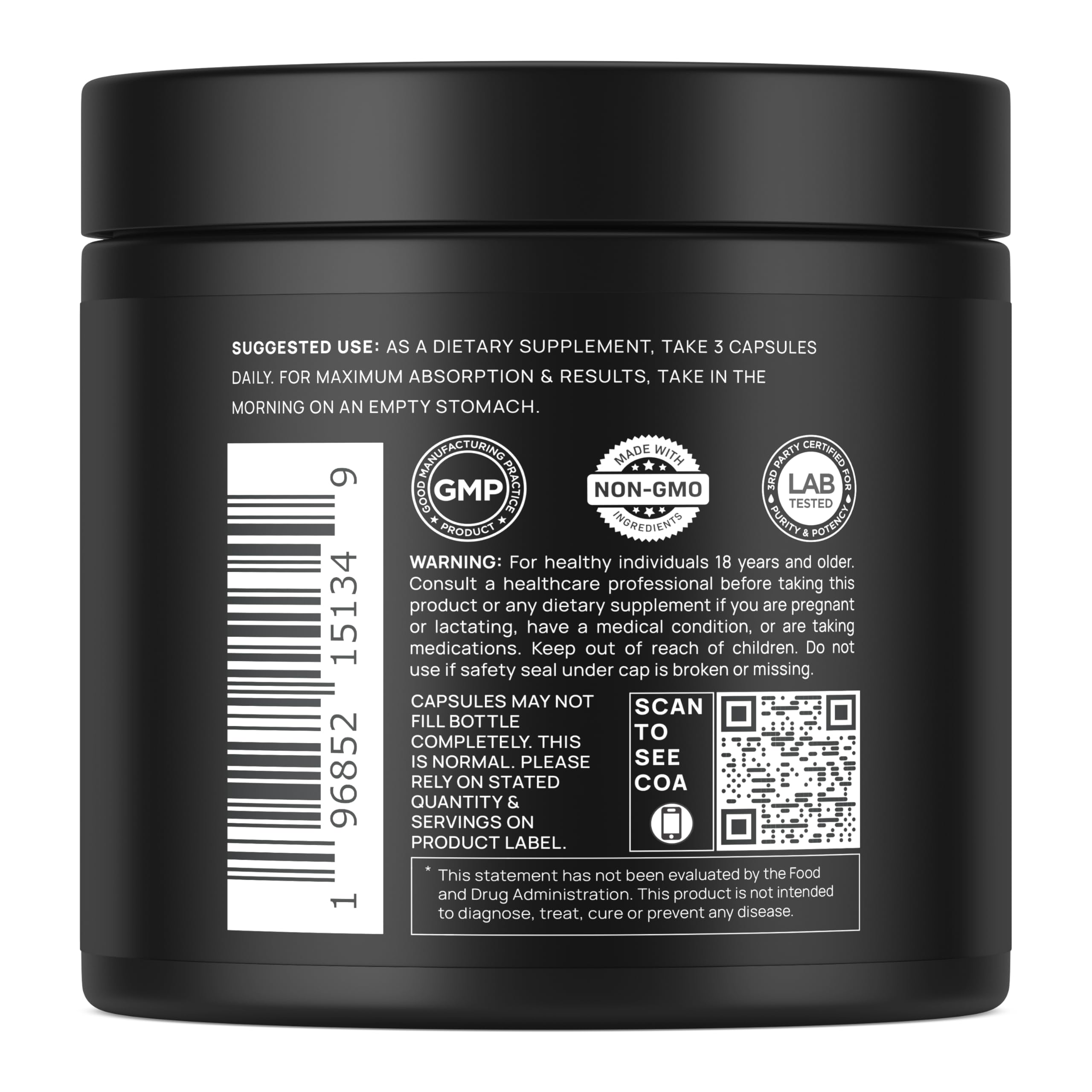 ELMNT 2150mg Super Liposomal Glutathione – Vitamin C + Quercetin (90 Pills, Non-GMO)