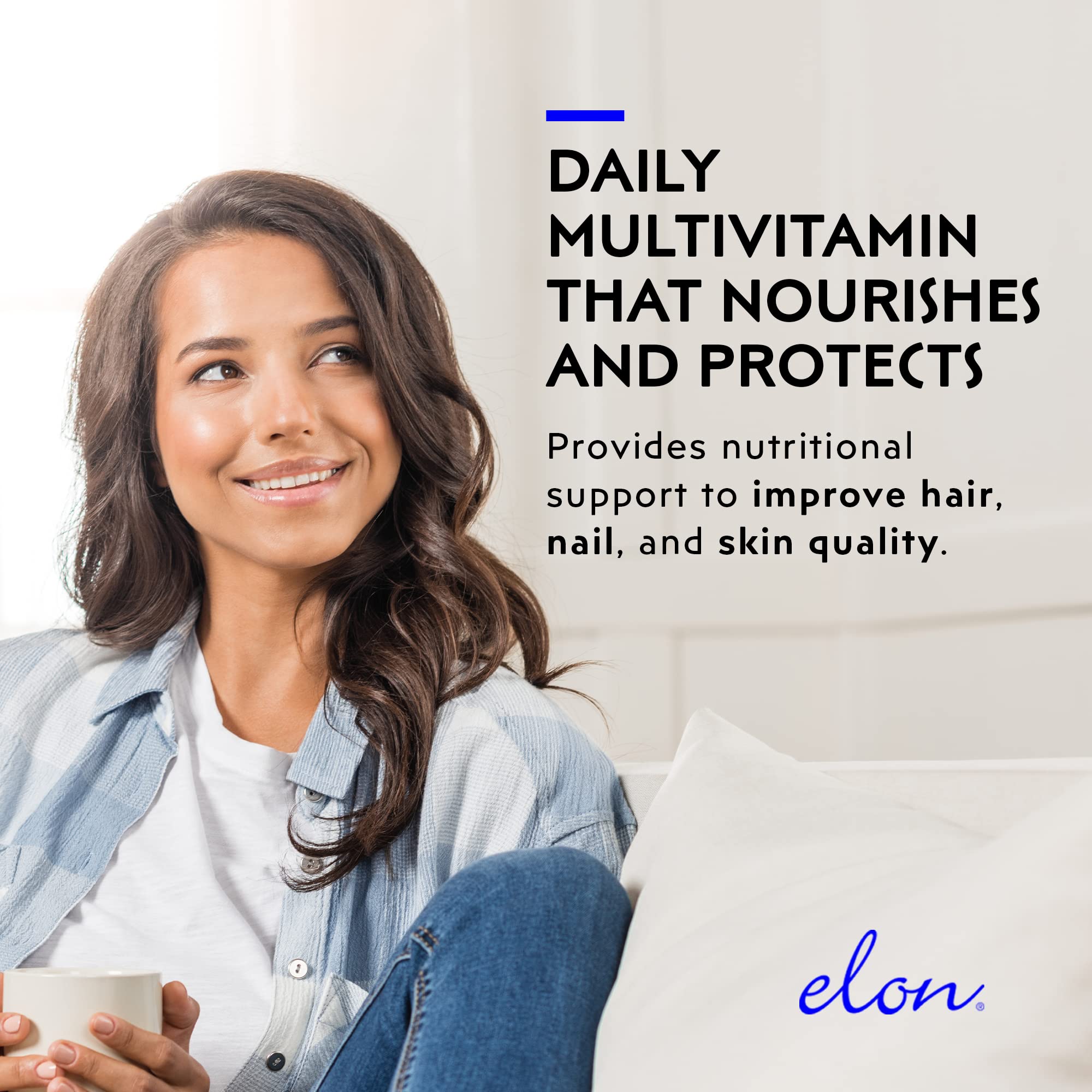 Elon Matrix 5000 Complete Multivitamin — Hair, Skin & Nails Support | 3-Pack (180 Day Supply)