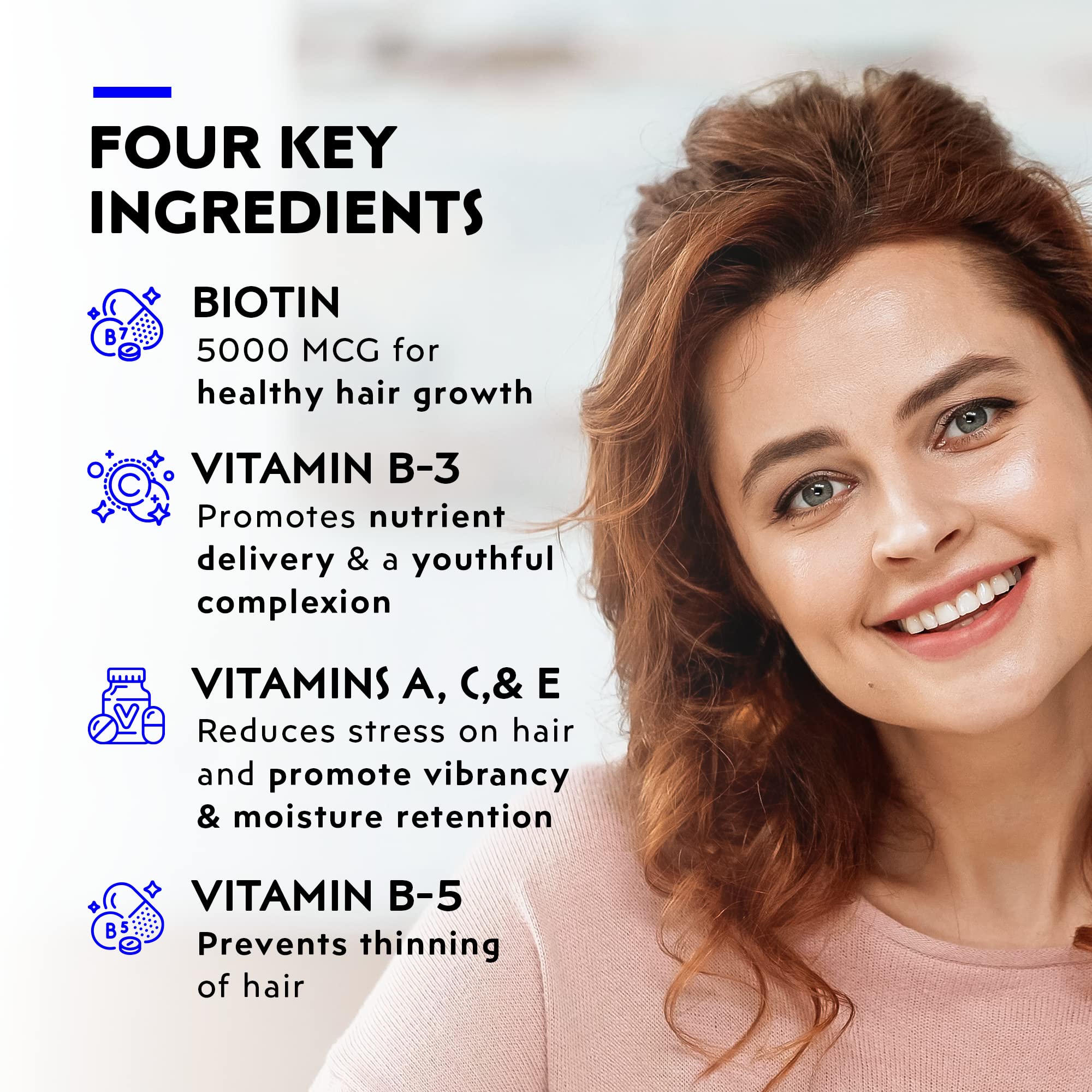 Elon Matrix 5000 Complete Multivitamin — Hair, Skin & Nails Support | 3-Pack (180 Day Supply)