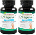 ELP ESSENTIAL Collagen + Vitamin C - 1000mg Collagen, 100 Capsules, Pack of 2
