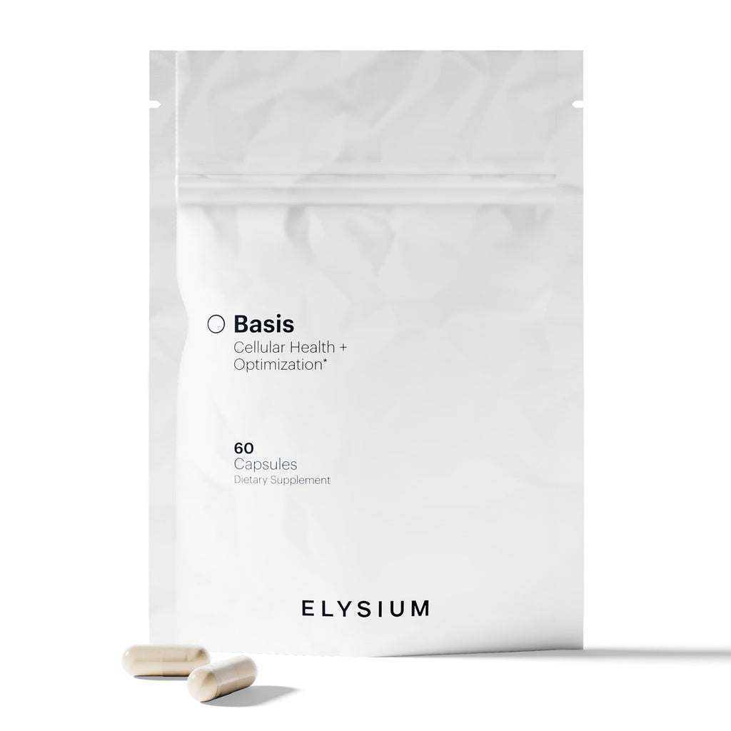 ELYSIUM Basis NAD+ Supplement — 30 Servings | NR 250mg + Pterostilbene 50mg