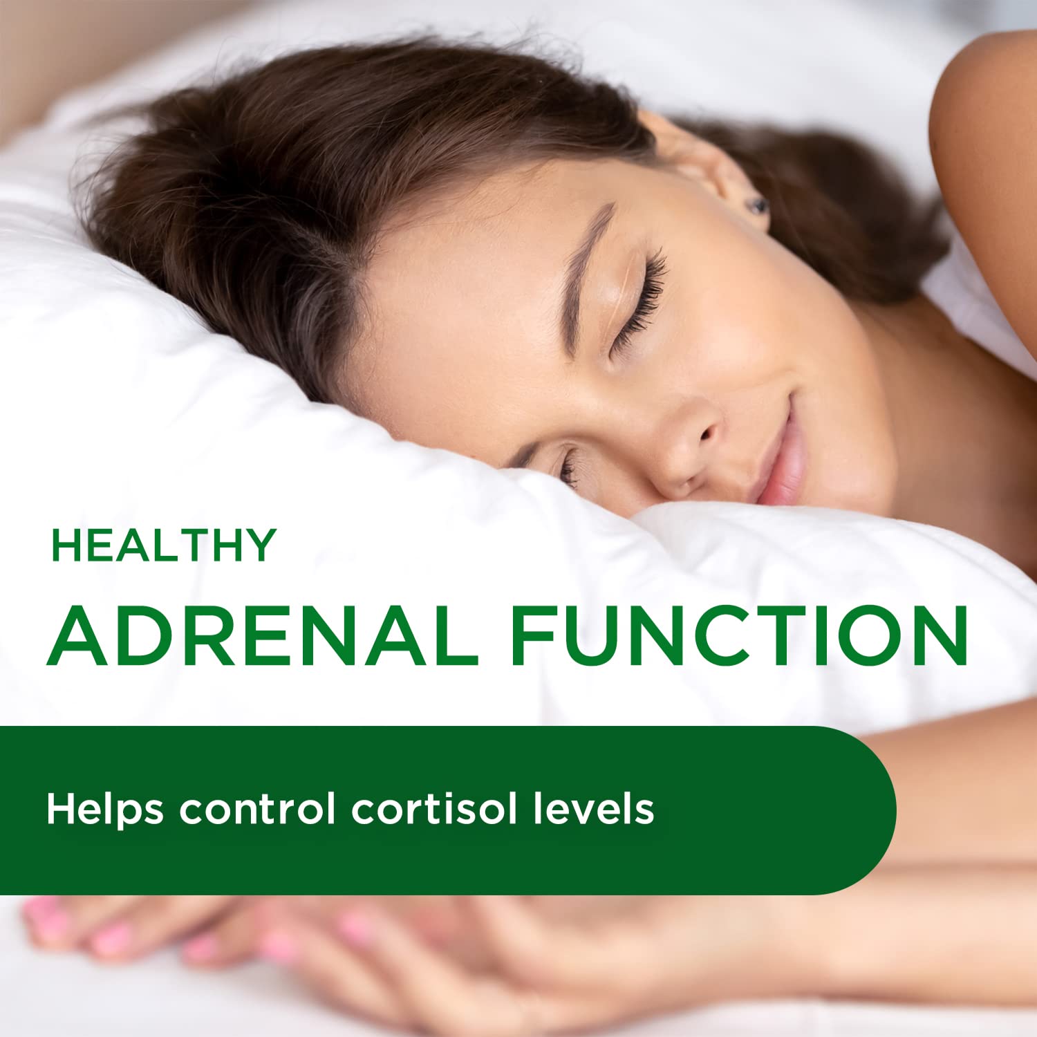 EMERALD LABS Adrenal Health - Stress Relief, Energy & Sleep Support | 60 Veg Capsules