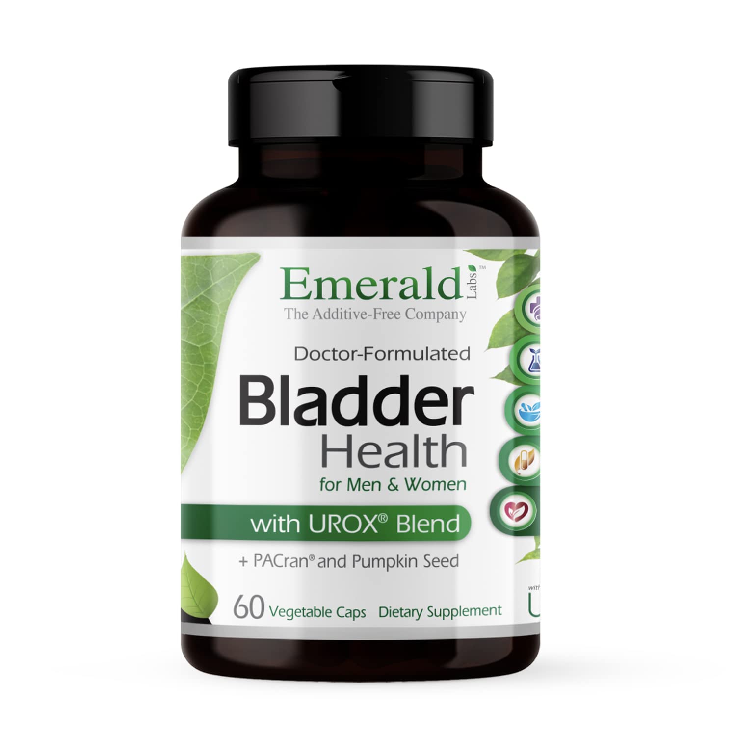 EMERALD LABS Bladder Health - Cranberry Extract Supplement with Pumpkin Seed & Horsetail | Urinary Tract Support | 60 Veg Capsules (30-Day Supply)