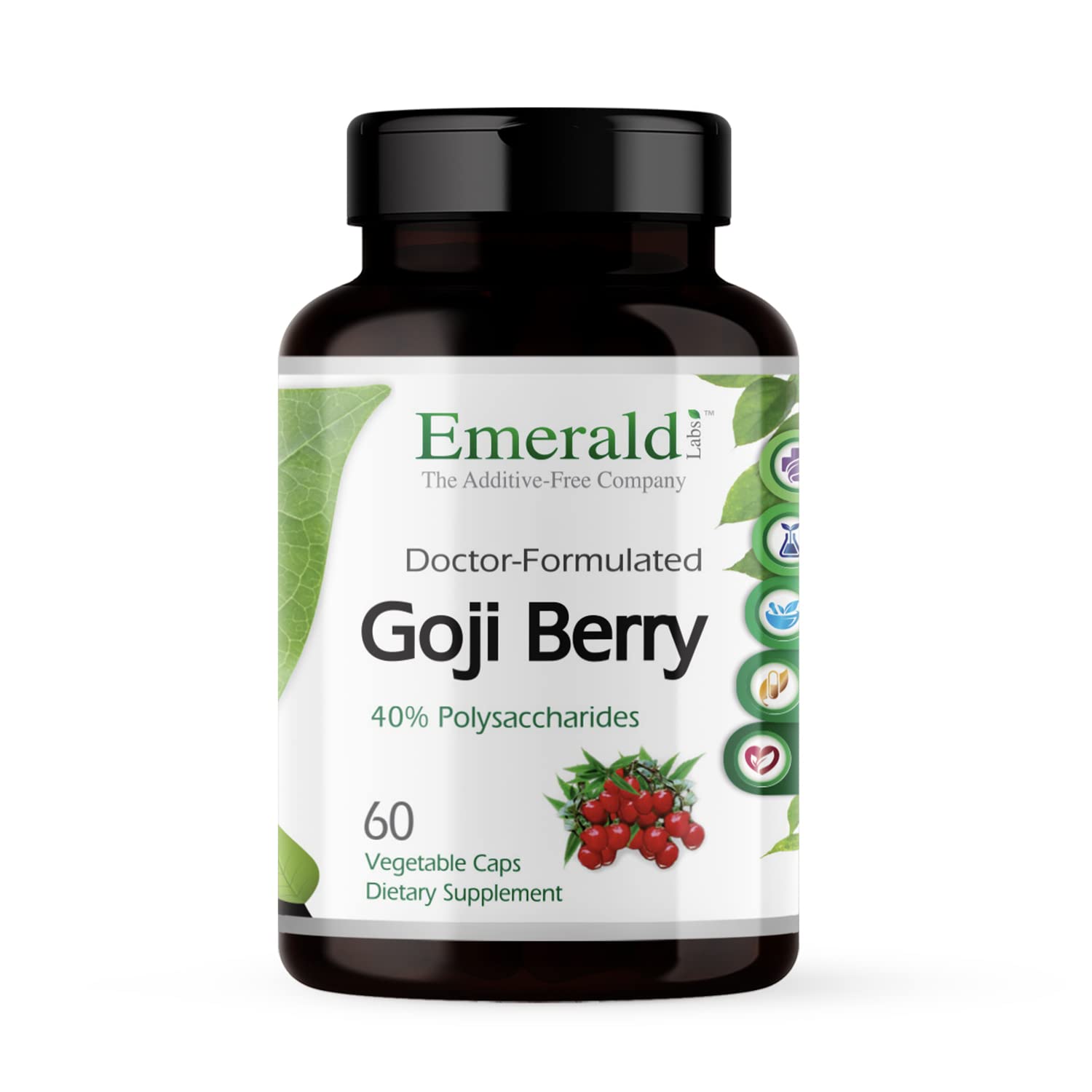 Emerald Labs Goji Berry – Immune & Liver Health Support, 60 Veg Capsules (30-Day Supply) – Vegan & Gluten-Free