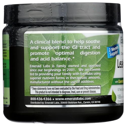 Emerald Labs Leaky Gut Health – Digestive Support Supplement (6.45 oz)