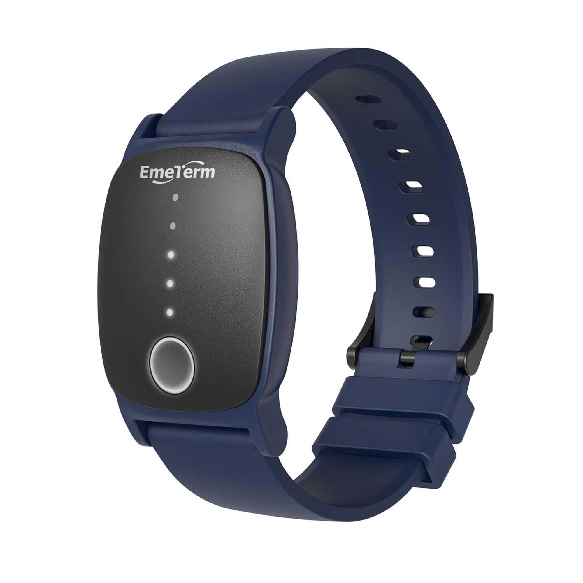 EmeTerm Explore FDA-Cleared Anti-Nausea Wristband – Drug-Free Motion Sickness Relief (Navy Blue, IP67)
