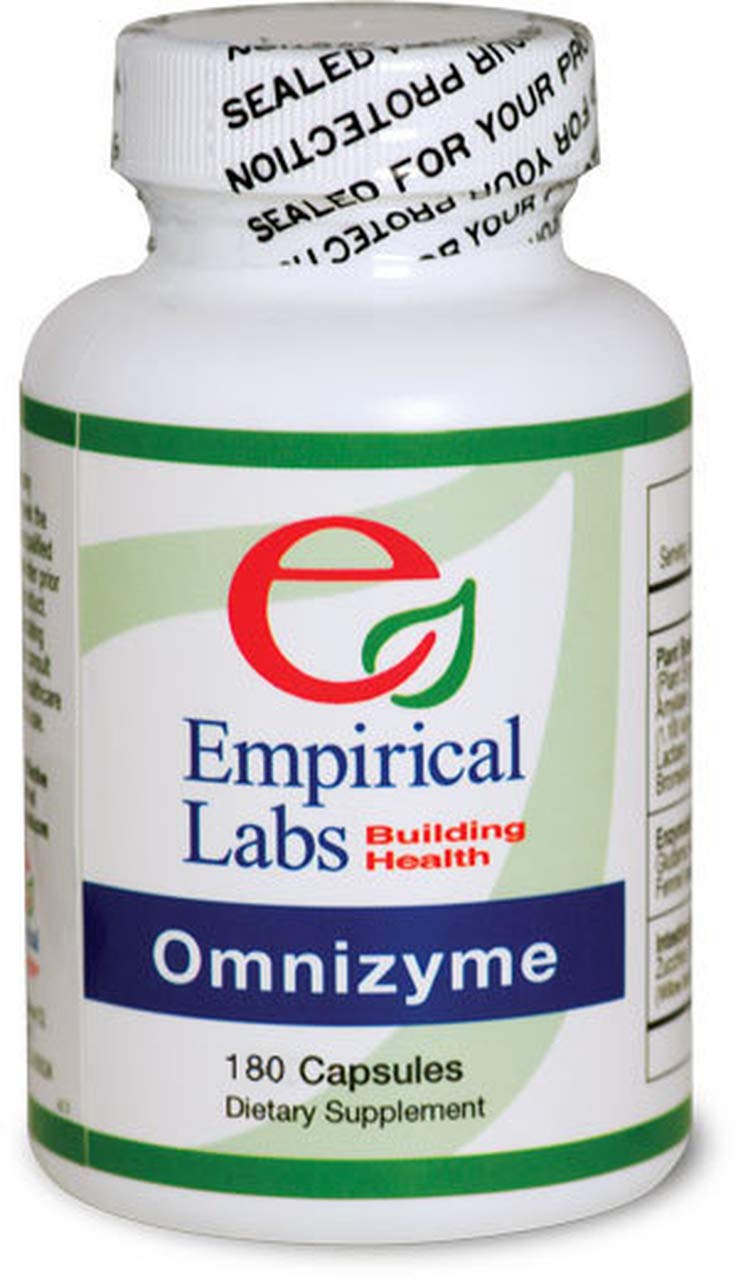 Empirical Labs Omnizyme 180 Caps | Plant Enzyme Digestive Support