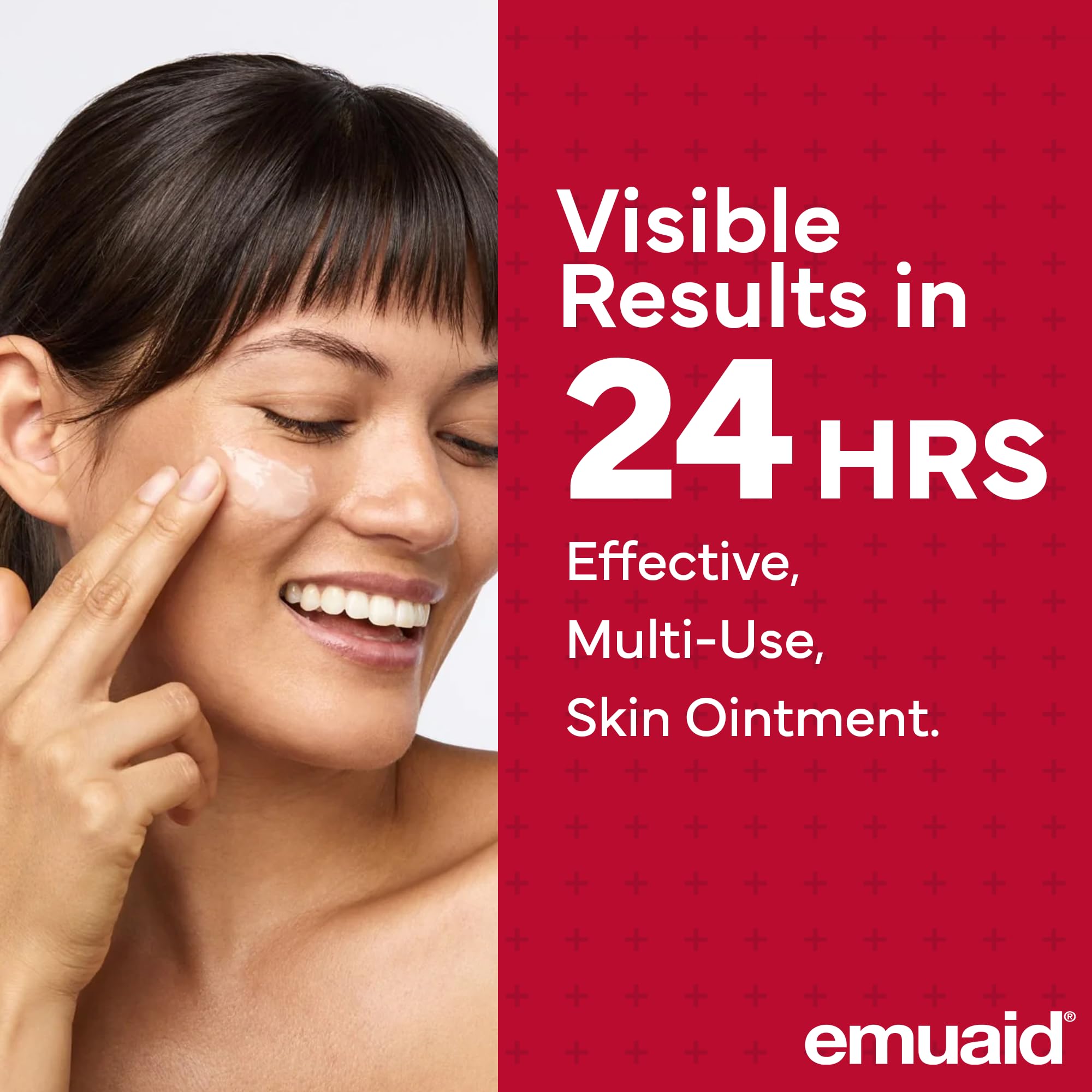 EMUAIDMAX Eczema Ointment - Maximum-Strength, Non-Steroidal Relief for Eczema, Psoriasis & Irritated Skin (16 oz) | emuaid