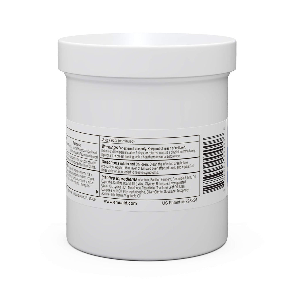 EMUAID Ointment 16oz — Steroid-Free Skin Care for Eczema, Psoriasis, and Dermatitis