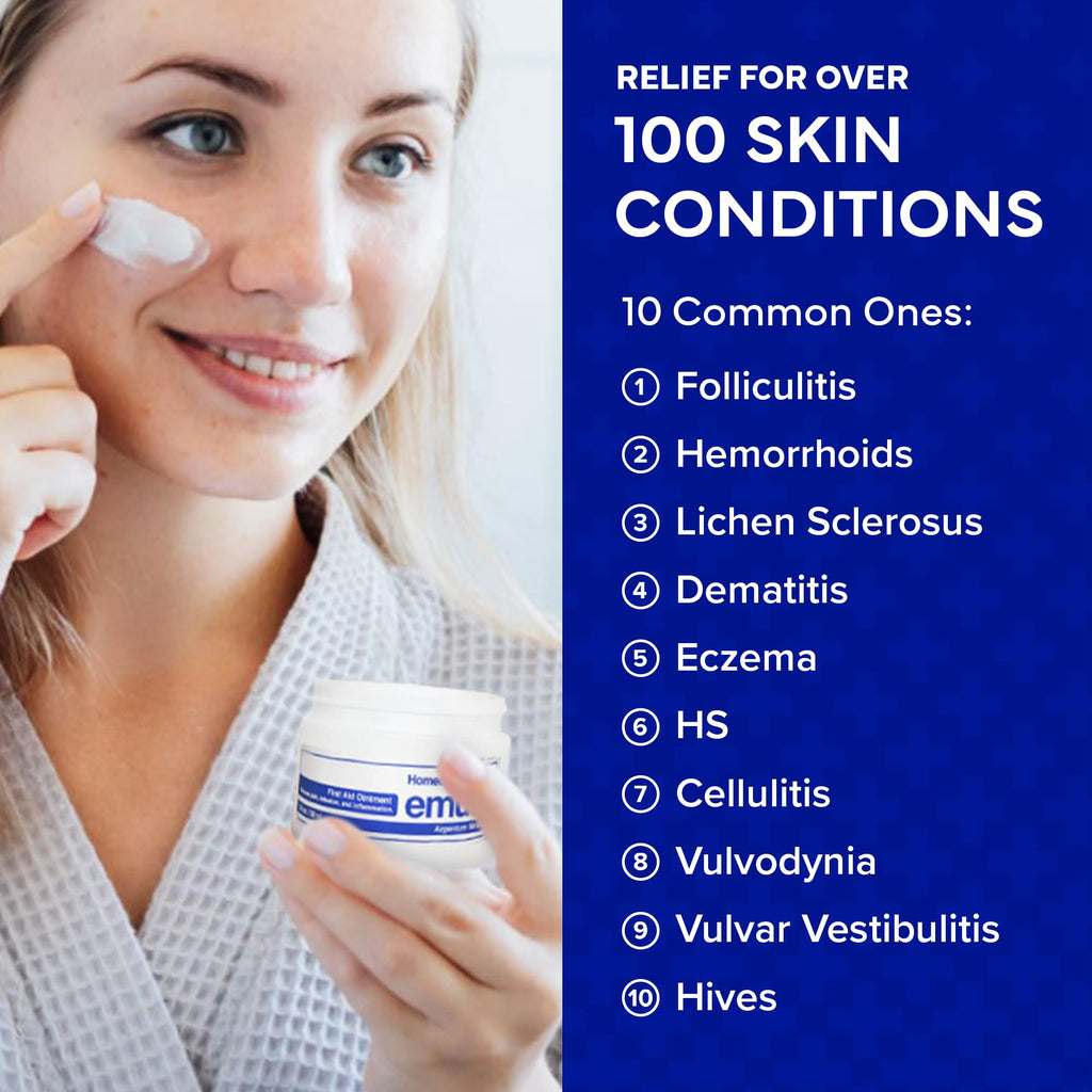 EMUAID Ointment 16oz — Steroid-Free Skin Care for Eczema, Psoriasis, and Dermatitis