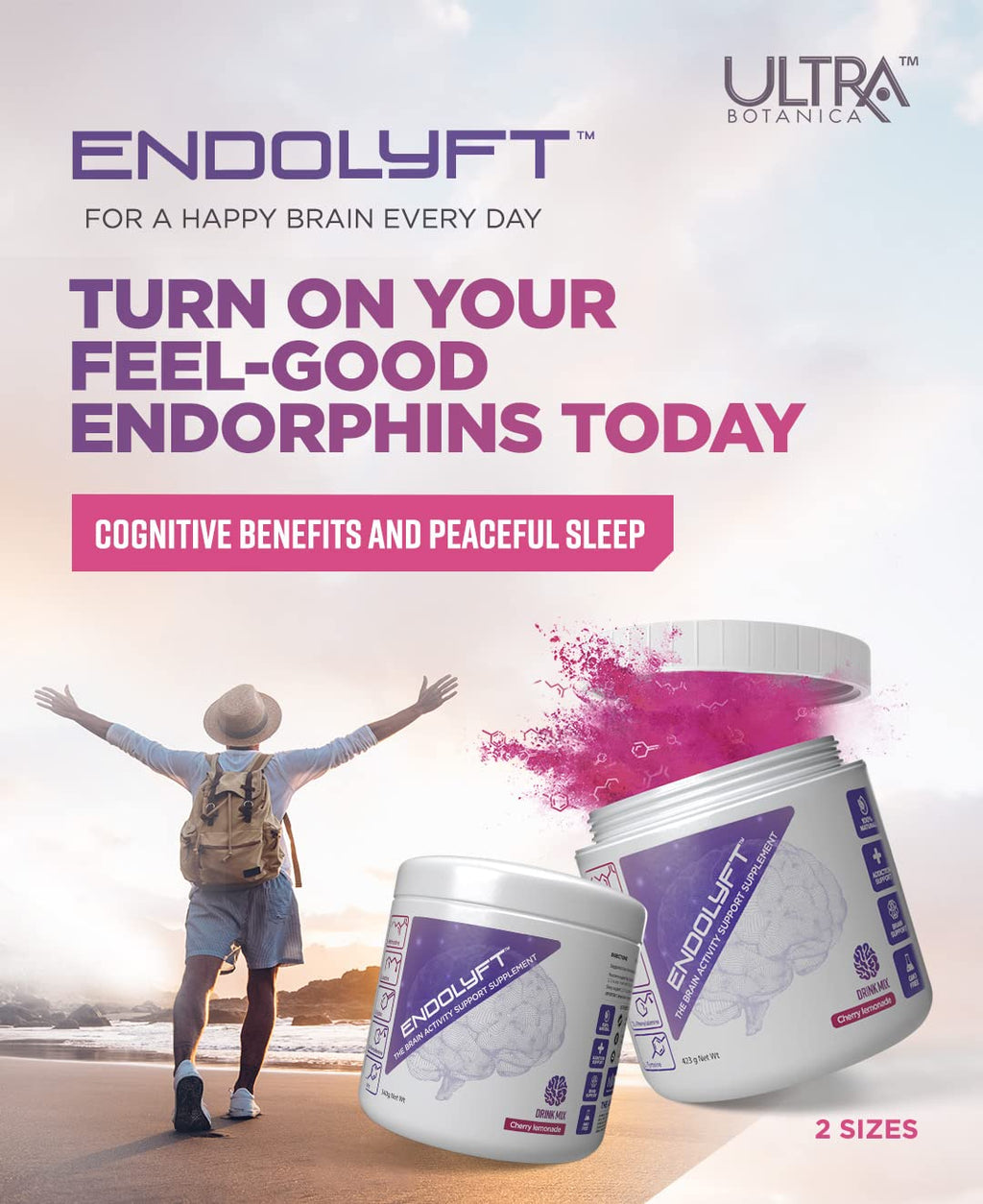 UltraCur Endolyft Focus – Brain Focus & Memory Support (DL-Phenylalanine) – 15 Servings