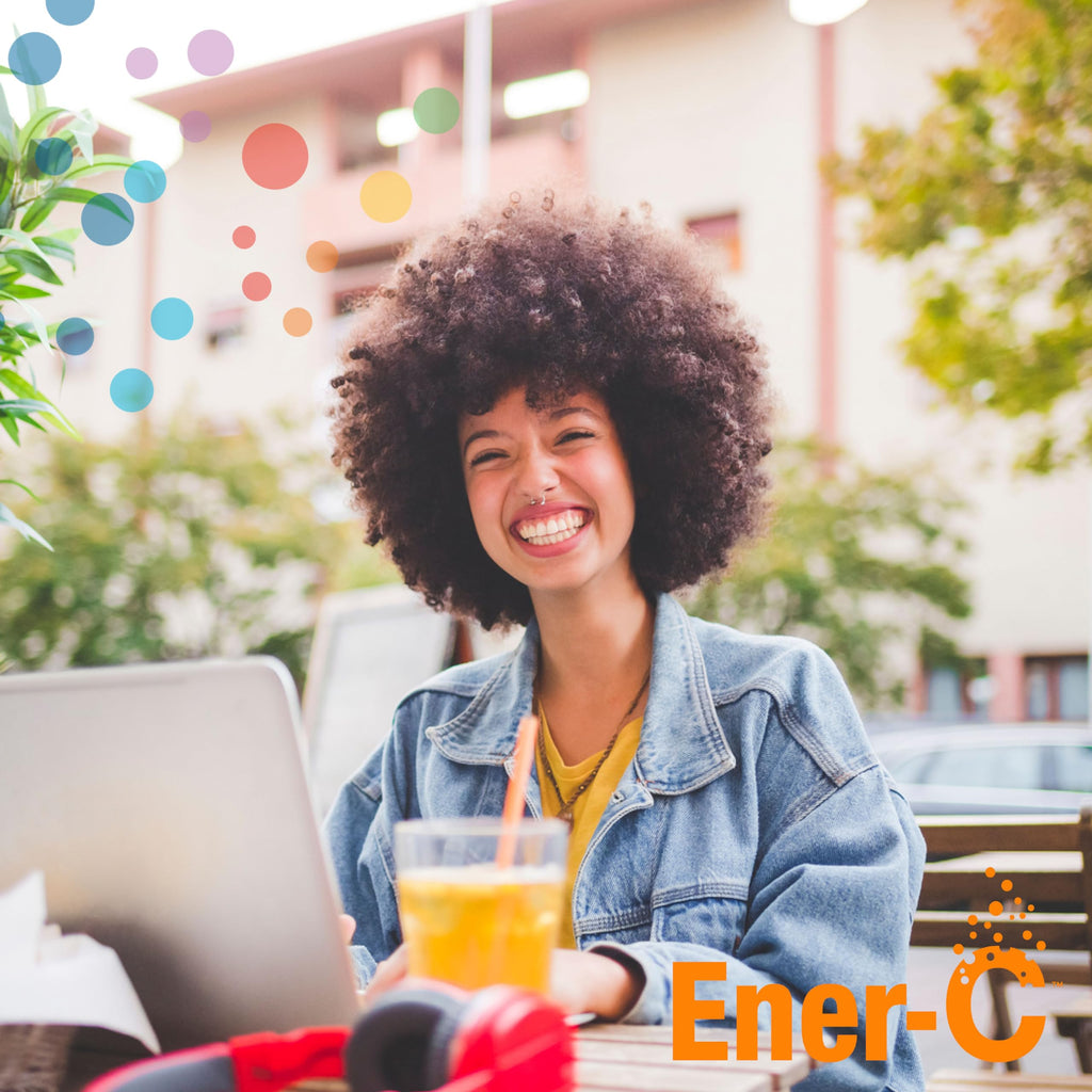 Ener-C 1000mg Vitamin C Immune Support – Orange Effervescent Drink Mix (60 Packets)