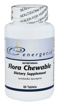Energetix Flora Chewable — 60 Chewable Tablets | Probiotic Supplement