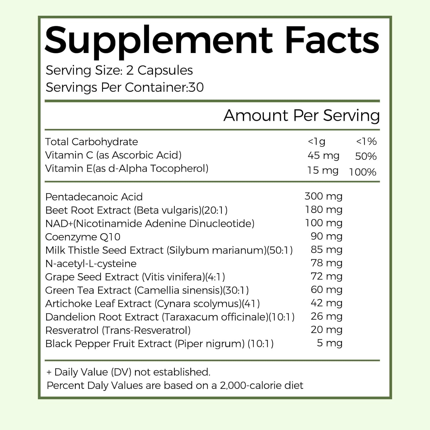Engtozl C15:0 Pentadecanoic Acid Supplement, 60 Caps