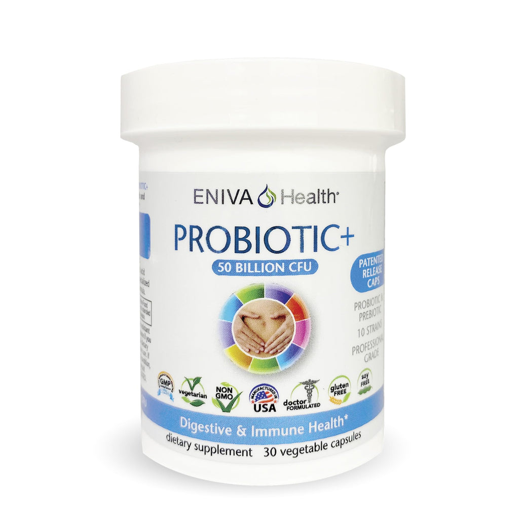 Eniva Health Probiotic with Prebiotic - 50B CFU, 30 Caps