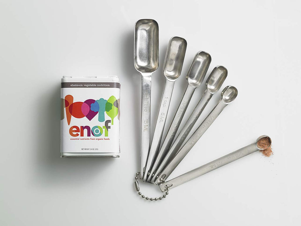 ENOF Organic Fruit & Veg Powder for Kids & Adults — 60 Servings, 10 Clean Ingredients, Strawberry & Spinach, Gluten & GMO Free