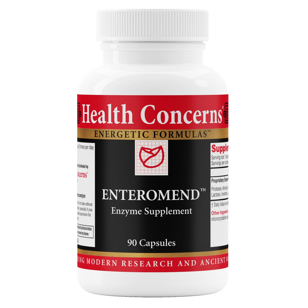 Enteromend Digestive Enzyme – Gut Health, Bloating & Food Sensitivity Relief | 90 Capsules
