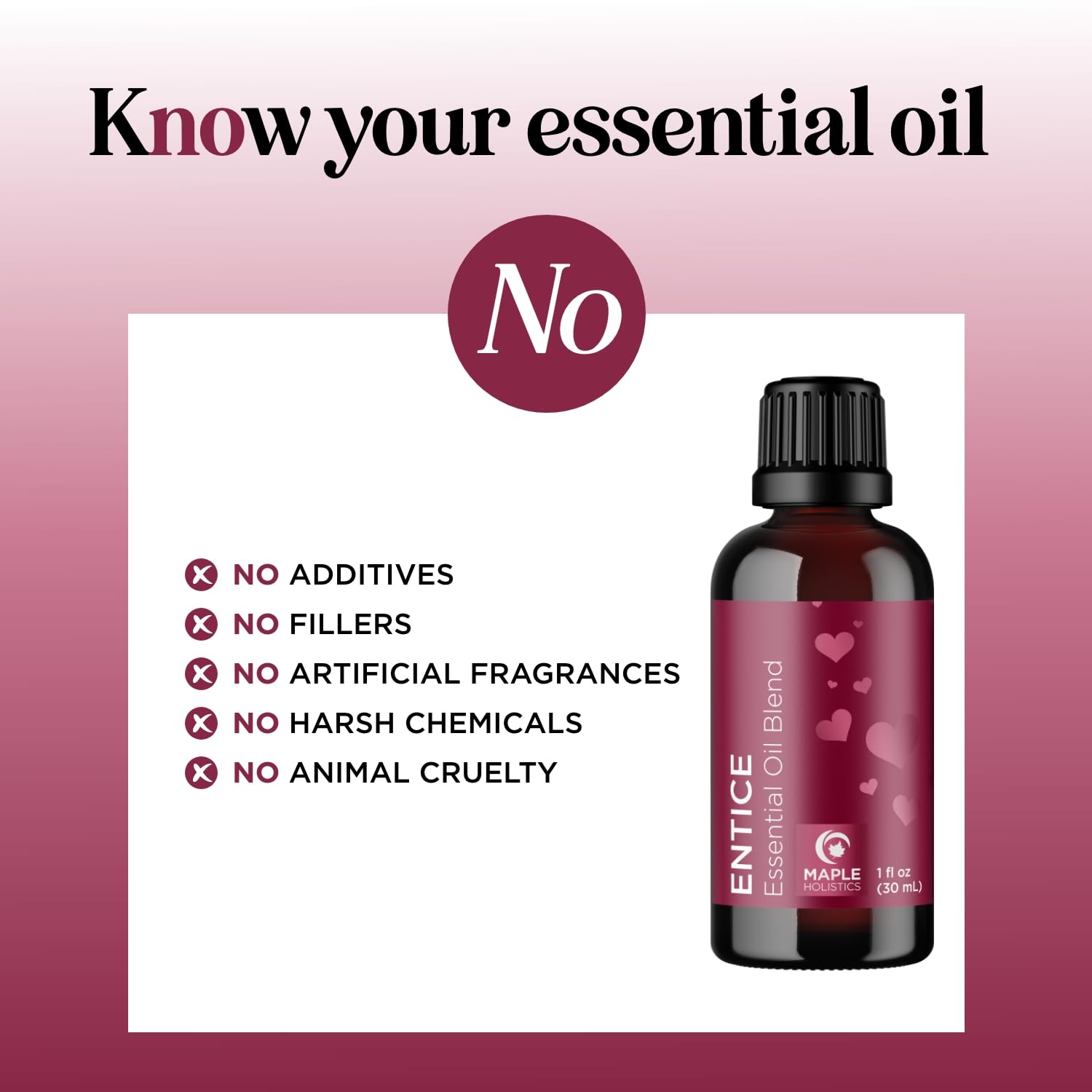 Entice Diffuser Essential Oil Blend – Romantic Lavender, Palmarosa & Ylang-Ylang