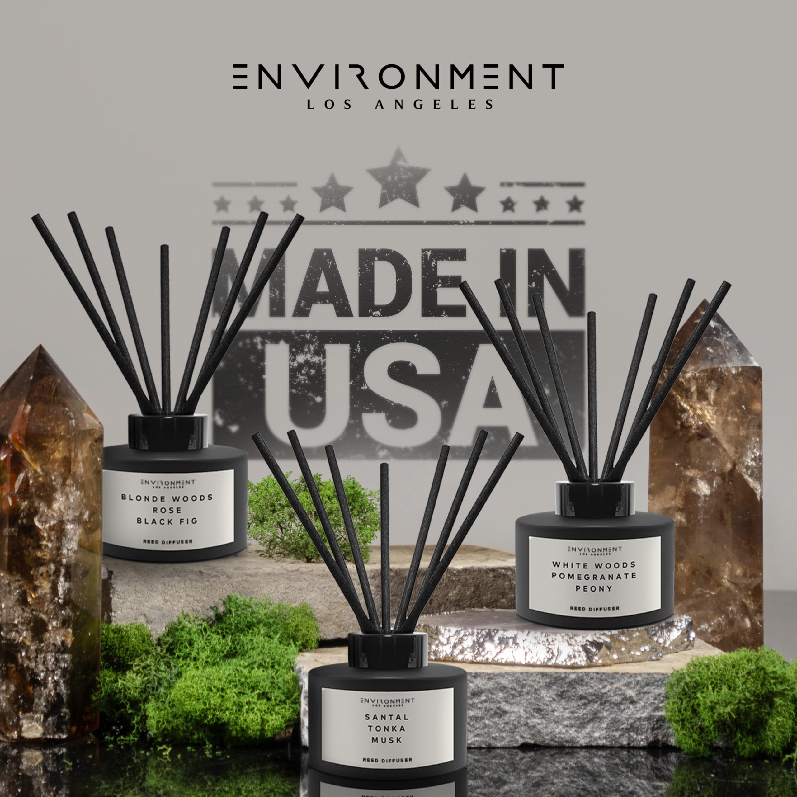 Environment CN5 Reed Diffuser – Neroli, Ylang & Bergamot | 200ml Luxury Home Fragrance