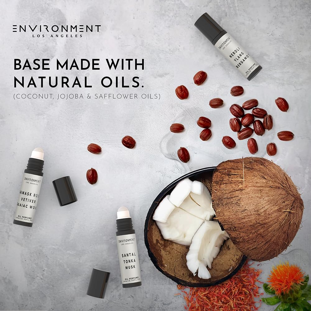 ENVIRONMENT Inspired by Designer TF Oud Wood – 10ml Roll-On Perfume, Vegan & Cruelty-Free