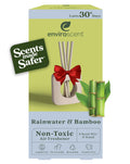 Enviroscent Non-Toxic Air Freshener for Home Diffuser | 30+ Day Fragrance | Mango Wood Stand & Scent Stix Refill