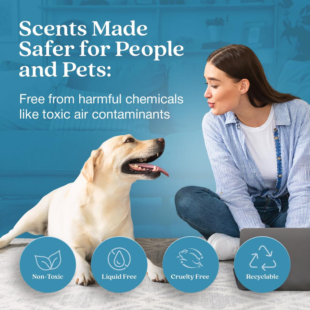Enviroscent Non-Toxic Air Freshener for Home Diffuser | 30+ Day Fragrance | Mango Wood Stand & Scent Stix Refill