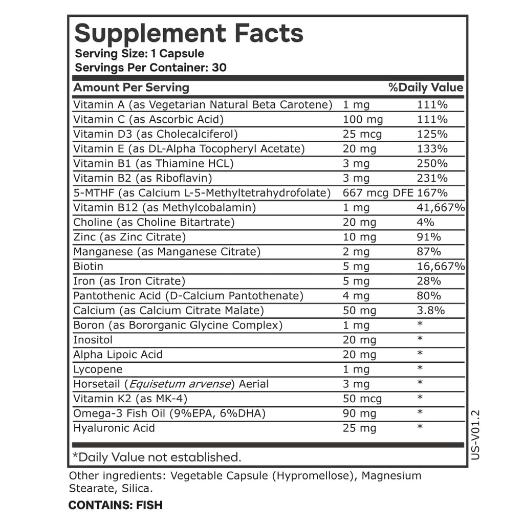 envitamin Women's Methylated Multivitamin & Multimineral – Ultra Absorption