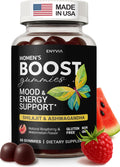 Enyvia Female Libido Booster Gummies - Shilajit & Ashwagandha for Hormonal Balance (60 ct, USA)