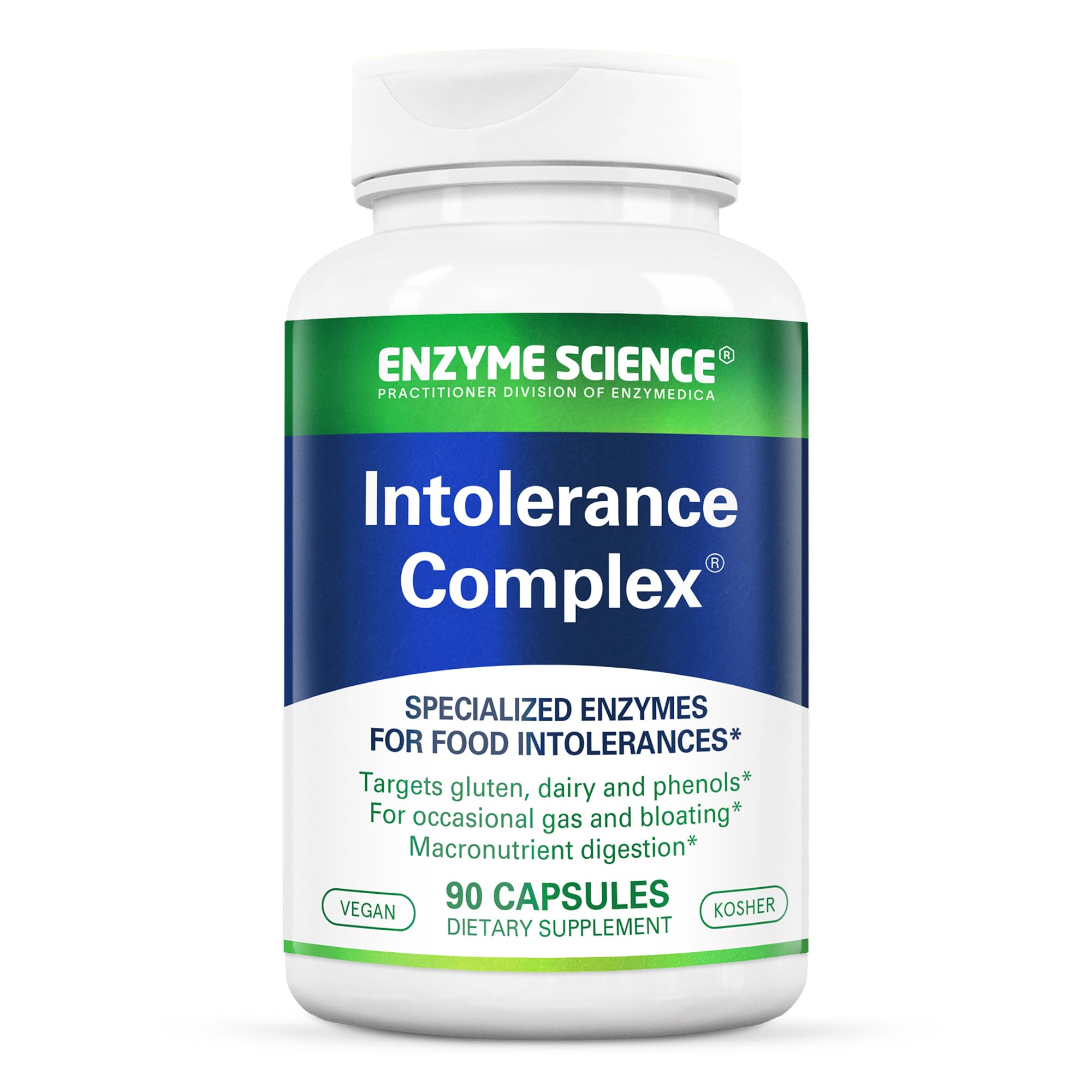 Enzyme Science Intolerance Complex – 90 Capsules for Gluten, Casein & Complex Carbohydrate Sensitivities