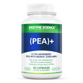 Enzyme Science PEA+ Pea + Turmeric Curcumin Supplement – Supports Nervous, Immune & Muscular Systems (60 Capsules)