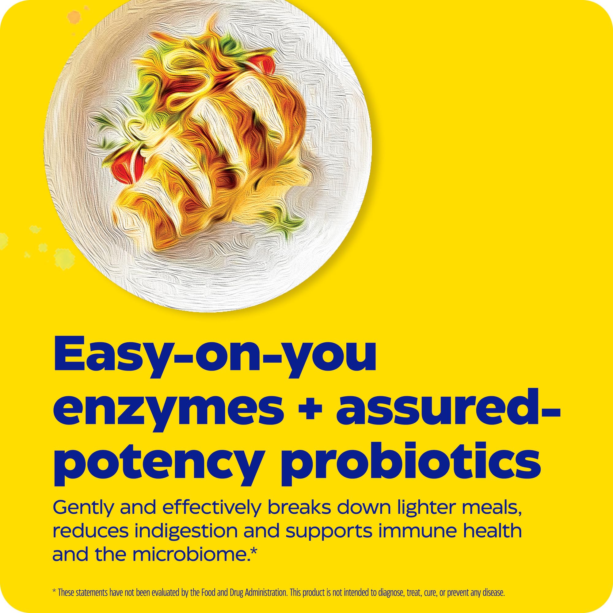 Enzymedica Digest Basic + Probiotics – Gentle Digestive Enzymes, 90 Count