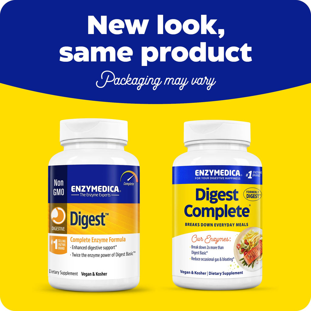 Enzymedica Digest Full Range - Everyday Digestive Enzymes (180 Count)